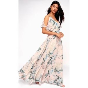 Lulus Floral Maxi Dress
